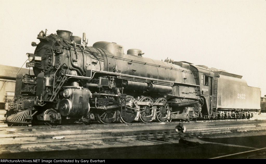 WAB 4-8-2 #2822 - Wabash RR